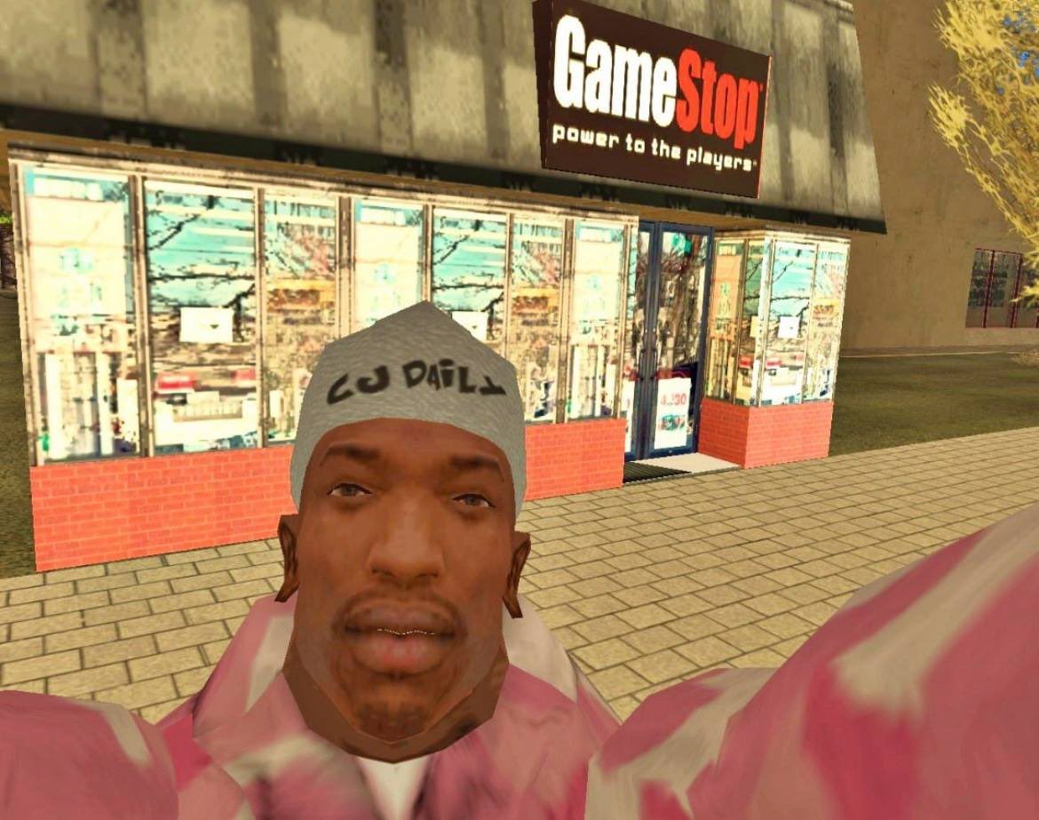 You'll find me on the streets of Los Santos, you won’t catch me crying over short squeezes like some Wall Street puss. $CJ $GME