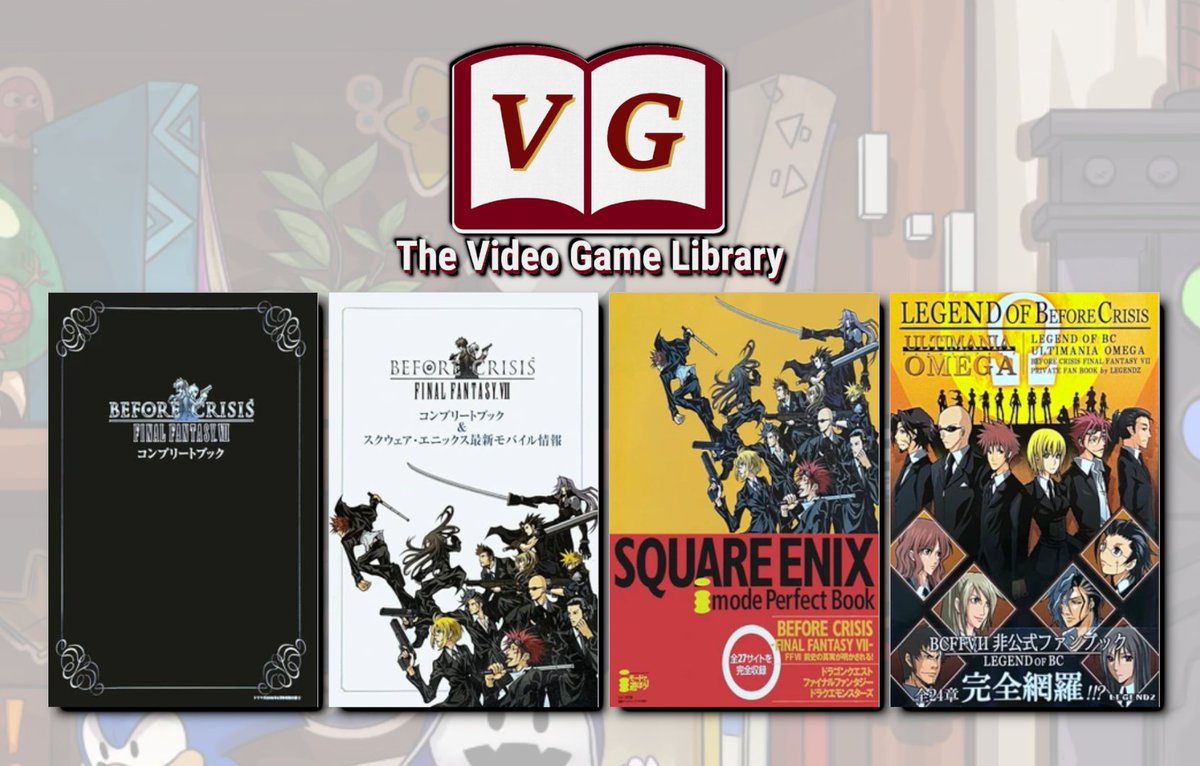 TheVGLibrary's tweet image. 4 more #BeforeCrisis books catalogued onto the site❗️

Everything from mission breakdowns to staff interviews and even a full-blown doujinshi manga. 

Big thanks to @fantasy_zanmai for their latest contribution to #TheVideoGameLibrary! ♥️

👉 thevideogamelibrary.org

#FF7 #FFVII