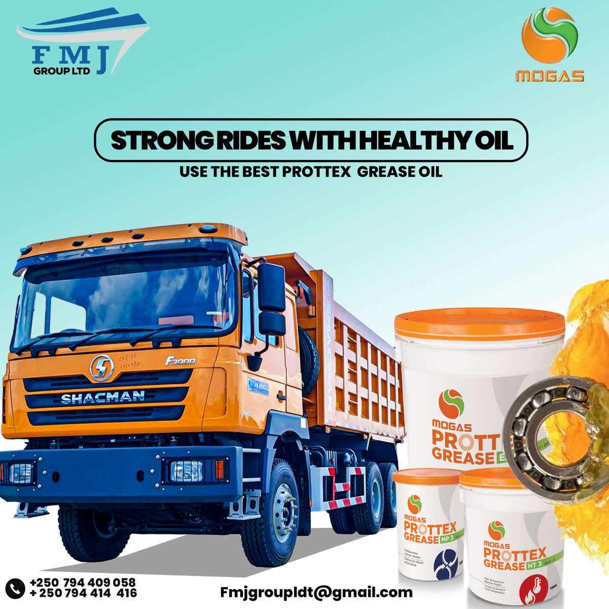 Fmjgroupltd's tweet photo. Strong Rides with Healthy oil #Mogas use the best Grease Oil Prottex by Mogas #Rwanda #Kigali https://t.co/rOlno8Soiy