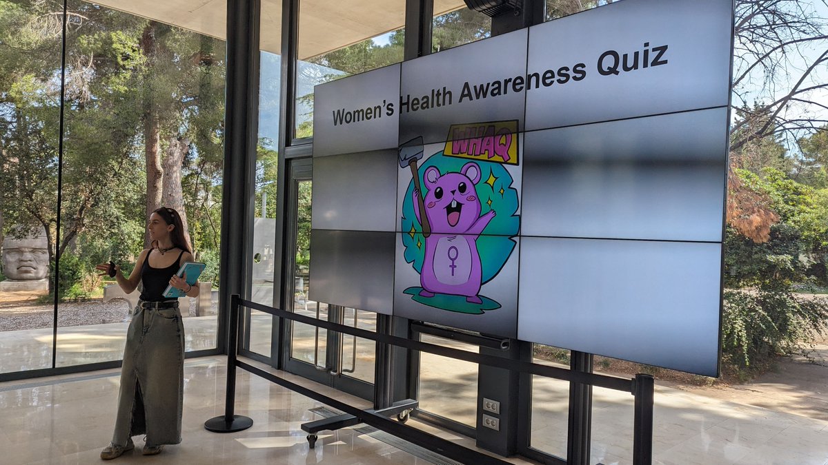 Bioinfo4women's tweet photo. #WHAW | Inter-departmental activity last week on #WomensHealth

🗣️Flash-talk about a sentiment and polarity study on Abortion and Miscarriage conducted on Twitter, by Maria Flores Rodero #WEBSCI24 📰 https://t.co/S80tFUYO2M

🧸 WHAQ | Women's Health Awareness Quiz

🍢 Networking https://t.co/ky4NfgYyjM