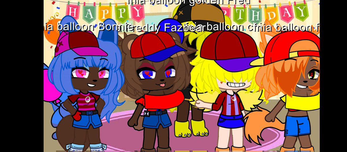 playernight8's tweet photo. And here what they actually look like from new circus animatronic and new balloons for the summer 
#fnafar #fnia #gachaclub #circusanimatronic #clown #balloon #fnafcircusfigures #CircusBonnie #Circusfoxy #Circusfreddy #balloonFreddy #balloonfoxy #balloonchica #bonnie #funkopop https://t.co/c64bIoBX8T