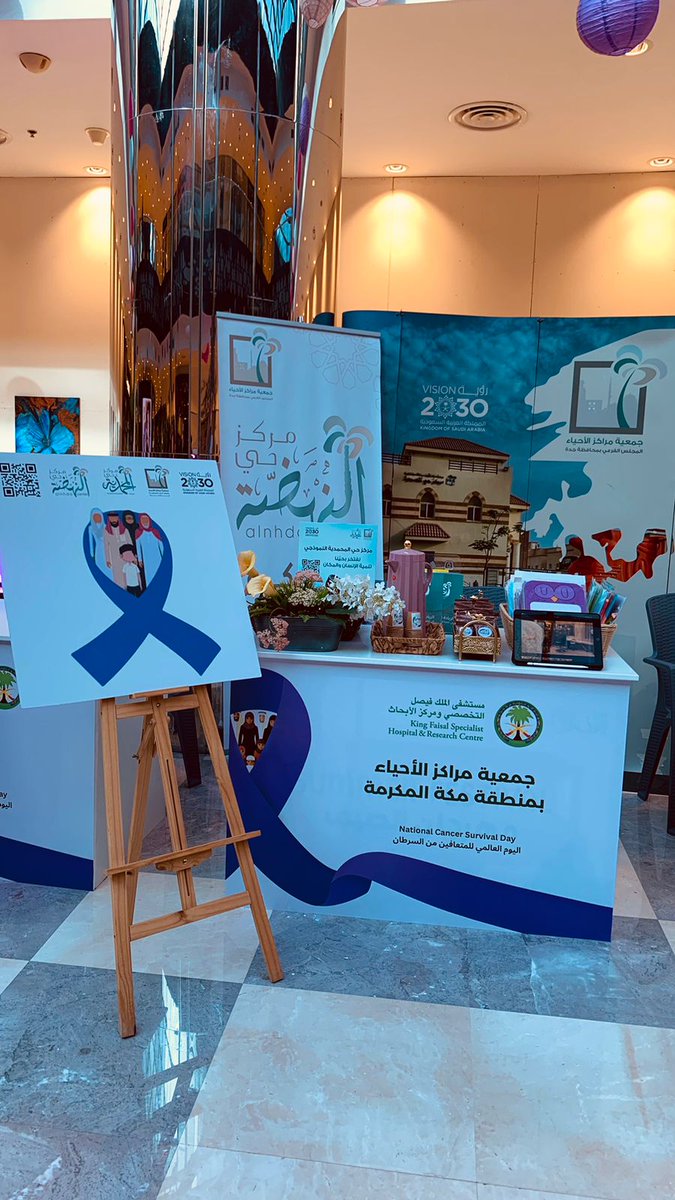 شاركت جمعية مراكز الأحياء بمحافظة جده متمثلة بمركزيْها النموذجيين حي المحمدية وحي النهضة بحضور فعالية اليوم العالمي للمتعافين من السرطان ..
كل الشكر لمجموعة دعم المرضى المصابين بمرض السرطان للدعوة الكريمة للمشاركة
🗓يوم الأحد٢/٦/٢٠٢٤
⏰️٥-٩ م 
📍 مركز روشانا التحليه