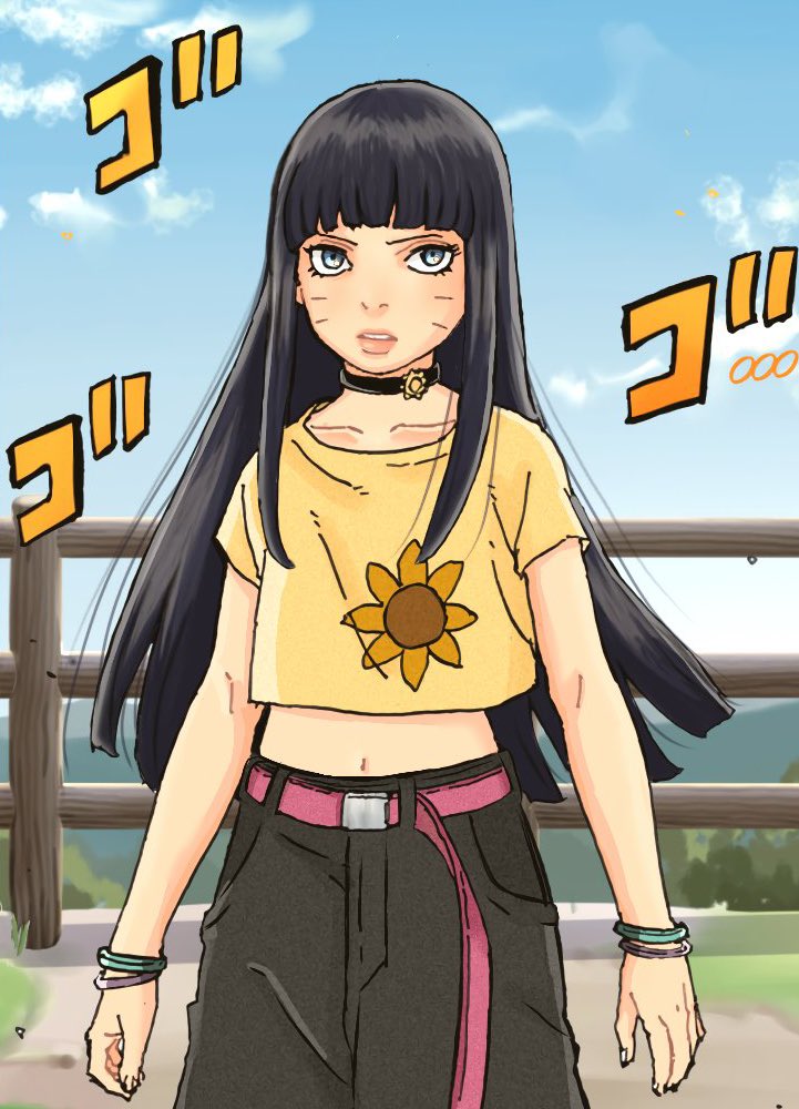 NarutoBright's tweet photo. Uzumaki and Hyuga has the most beautiful hair. It's in their blood.  🌻 https://t.co/wrrjbZGE9h