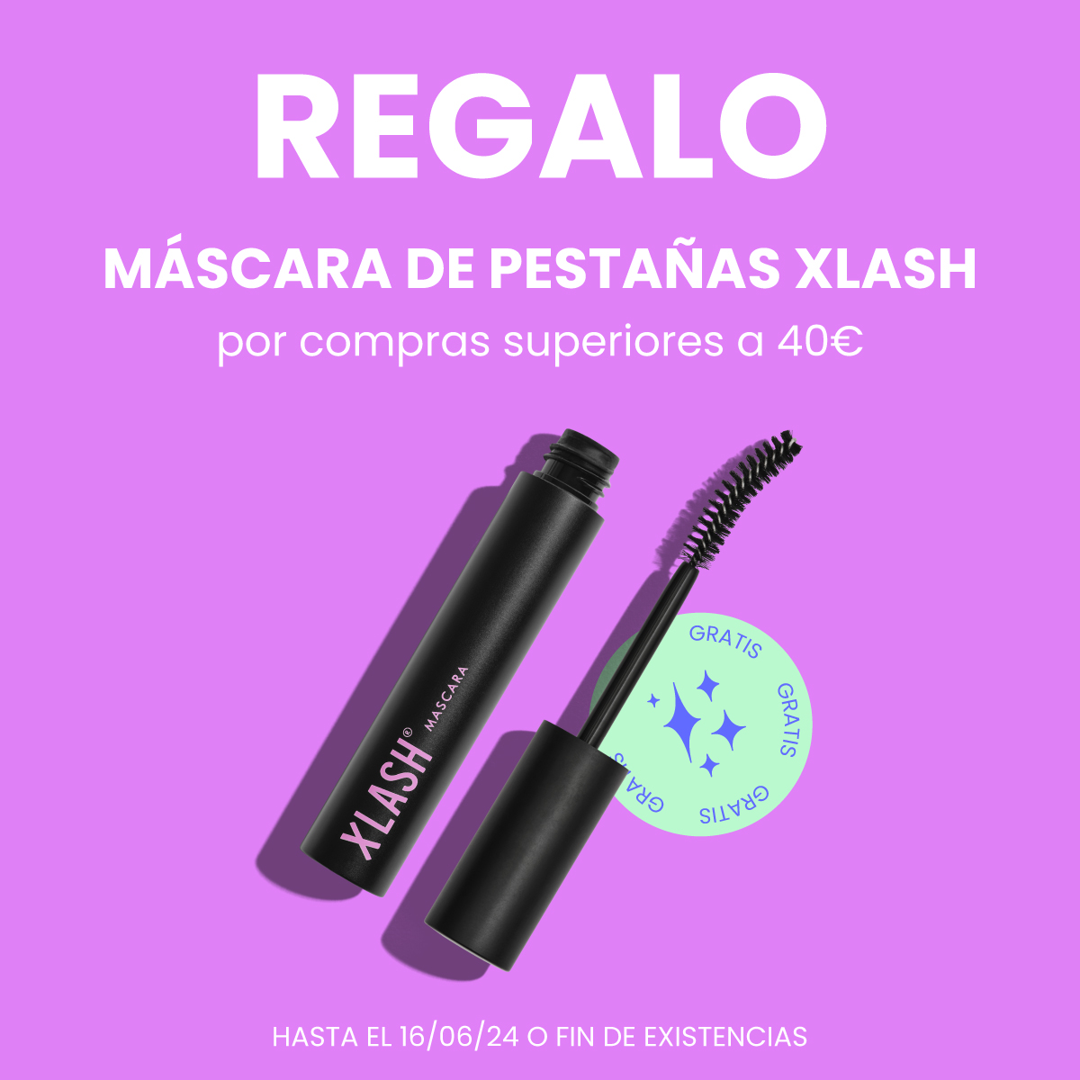 xlash_es's tweet photo. ¡Este REGALO es para ti! 💝 Elige tus favoritos en https://t.co/7DPrE7CBEY y te regalamos una máscara de #pestañas #Xlash por cada compra superior a 40€ 😍
¡El momento perfecto para renovar tu rutina de #belleza!

📅 Hasta el 16/06/24 o hasta fin de existencias https://t.co/Sw4Ag8v8VL
