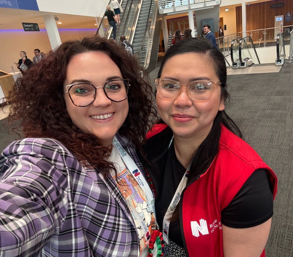 CharlotteNHSRN's tweet photo. It was a pleasure meeting @mcruzRN1 today! We had an excellent and thought-provoking discussion about #InternationallyEducatedNurses. Looking forward to collaborating on future ideas with you! #RCN24 https://t.co/BXiPm2Myb3