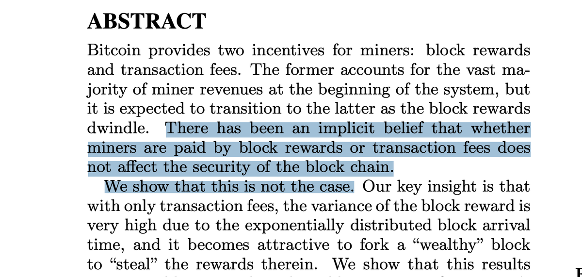 "Only 21M of Bitcoins will ever exists"

Researchers at Princeton University demonstrated that Bitcoin CAN'T be limited at 21M because rewarding miners with transactions fees only will affect Bitcoin's Security.

Last year, 328 500 NEW BITCOINS were mined. Miners are selling