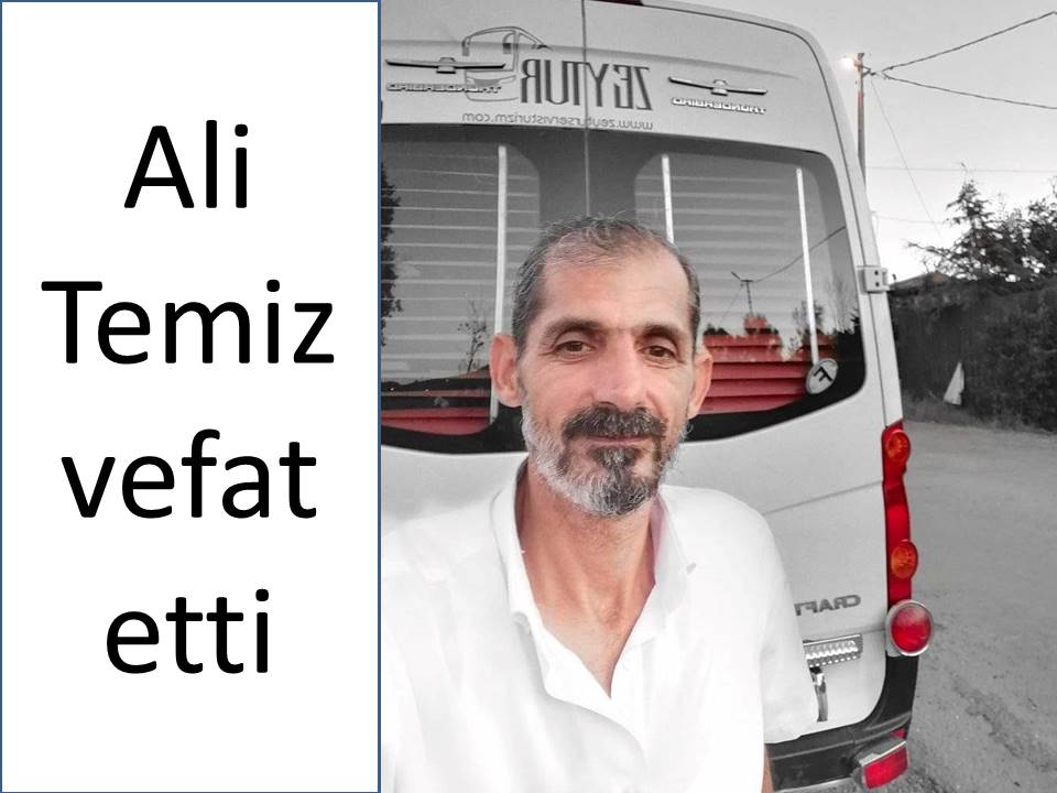 Ali Temiz vefat etti….
Karamürsel 'de geçmişte market çalıştıran, hattatlık ile birlikte kaligrafi yazan ve en son servis şoförlüğü yapan Ali Temiz yaşamını yitirdi.
karamurselaktifhaber.com/haber-13517-al…