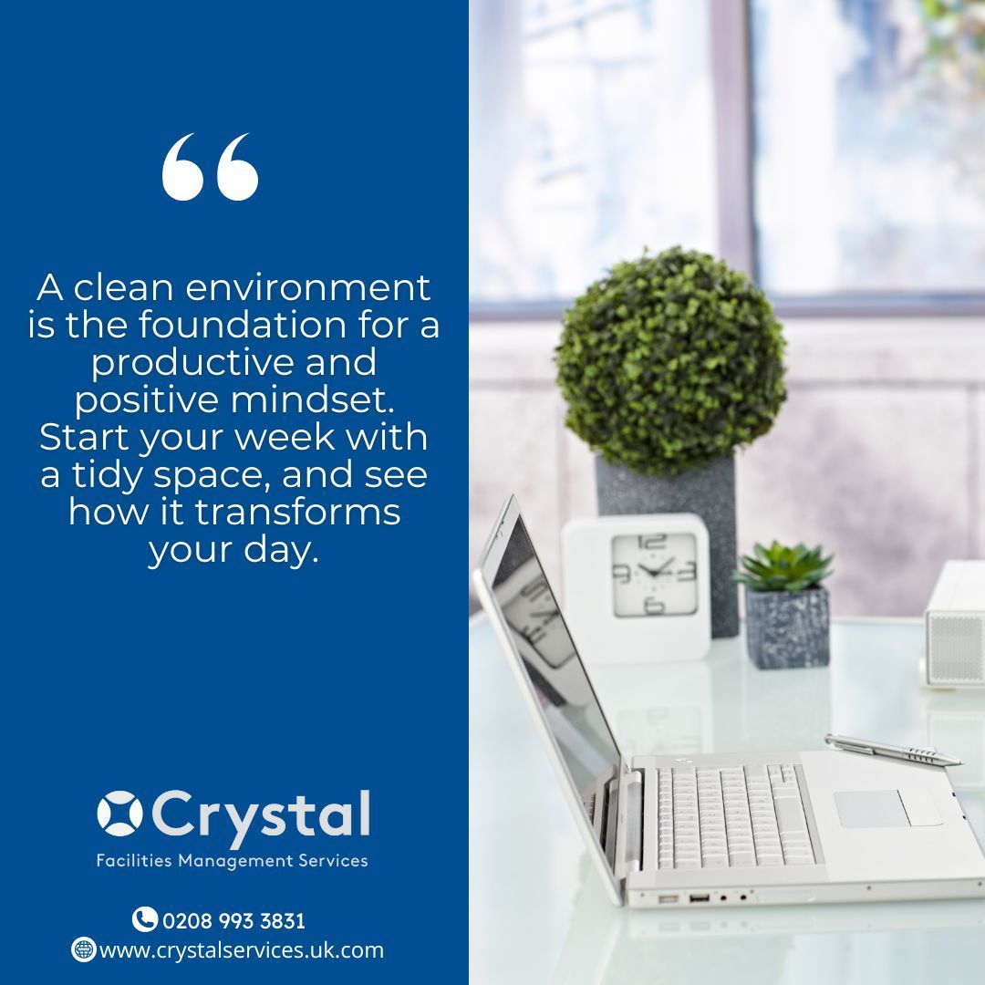 Crystalservices's tweet photo. 🧹 Clean Spaces, Clear Minds! 🧹

Let's make this week amazing by keeping our surroundings clean and organized!

#MondayMotivation #CleanSpaces #ProductiveMindset #CrystalFM https://t.co/7BauuItBJ7
