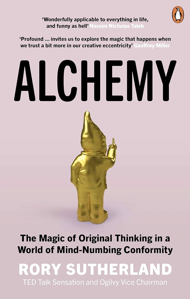 I just bought #Alchemy by @rorysutherland. I'm not even through the first chapter, but one of my first instincts is if he's really making a story-based case for power laws, in some ways. 

Interesting and entertaining, so far. 

#books #reading