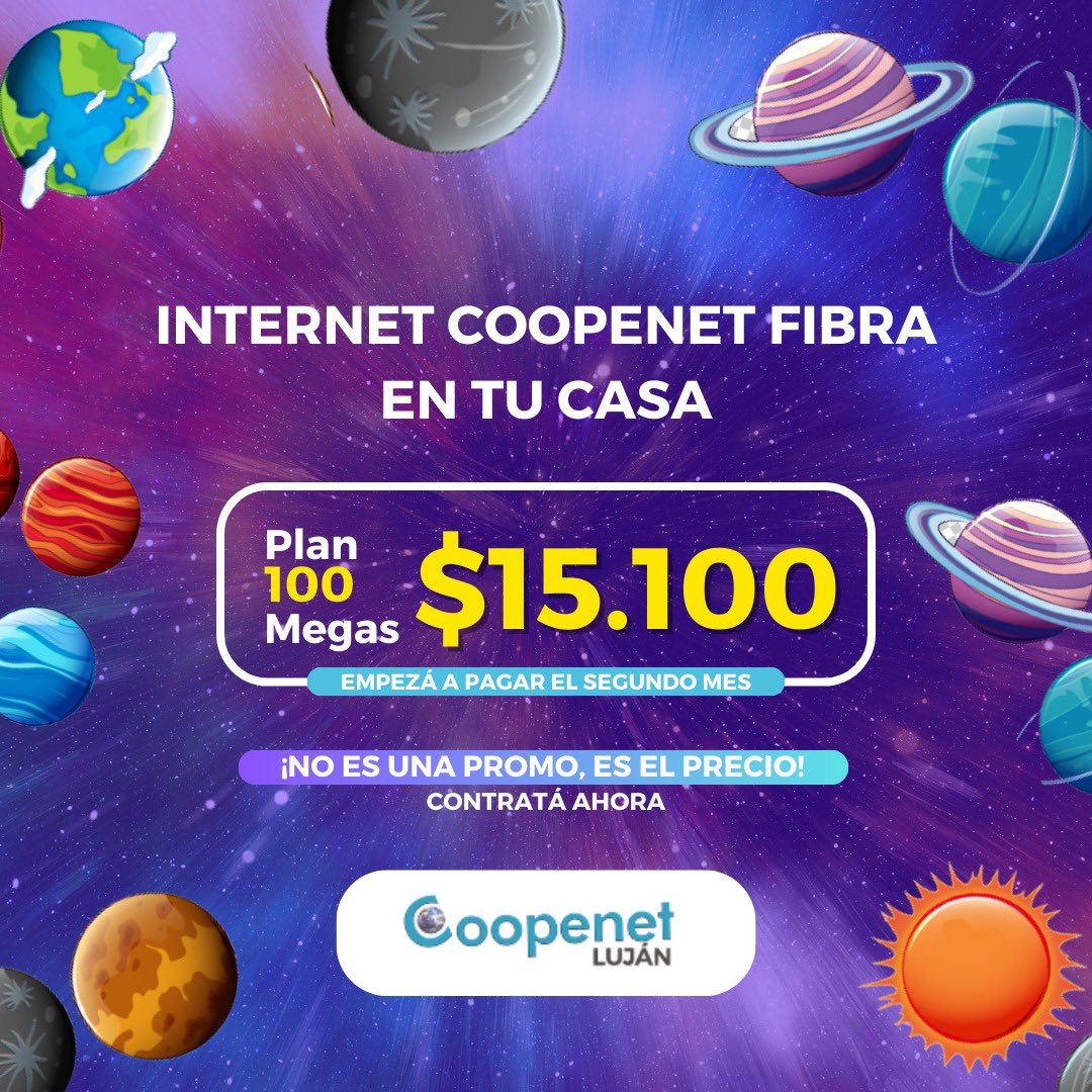 Coopenet Luján tweet media