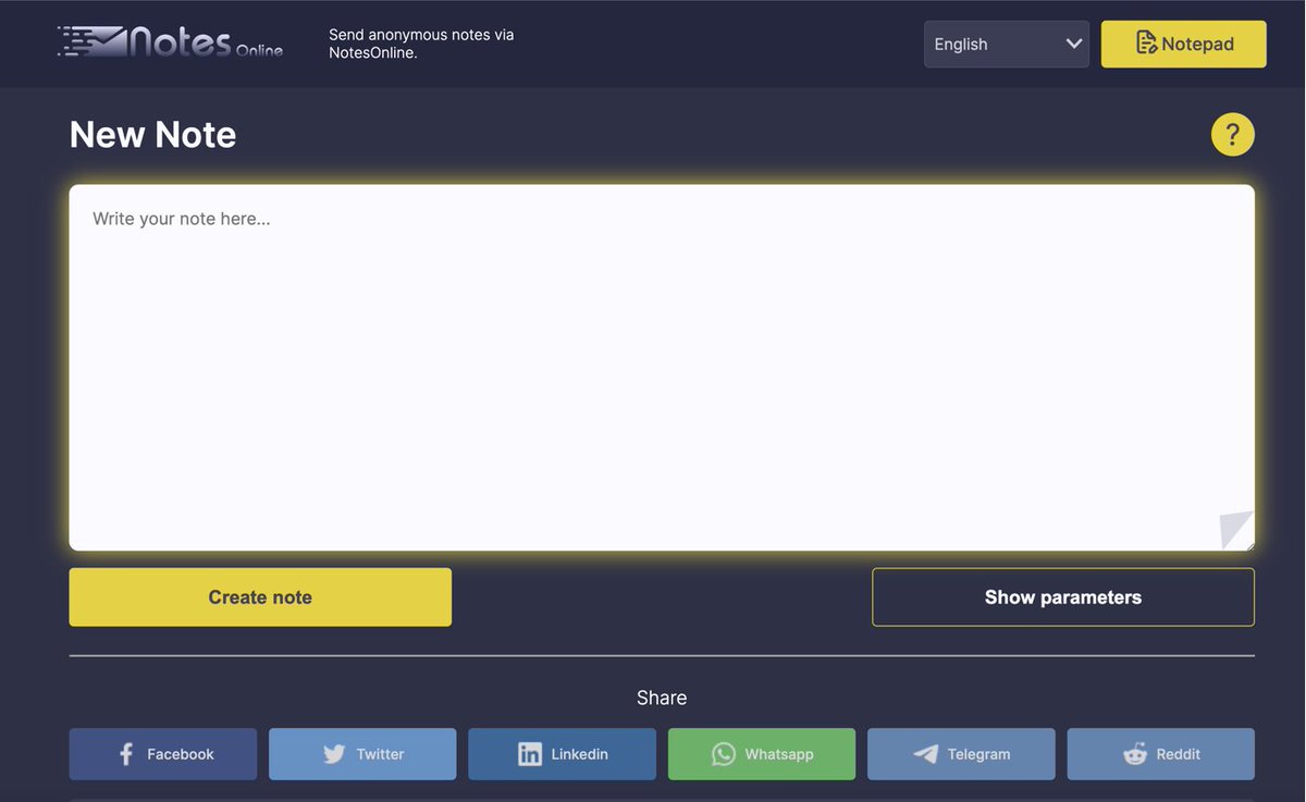 ispravkanet's tweet image. 📲💥 Discover NotesOnline: The Ultimate Self-Destructing Note Service! 💥📲

 notesonline.com/notepad

#OnlineNote #OnlineNotepad #PrivateNote #PasteBin #ProtectedText #SecureMessaging #SelfDestructingNote #EndToEndEncryption #AnonymousMessaging #SecureCommunication