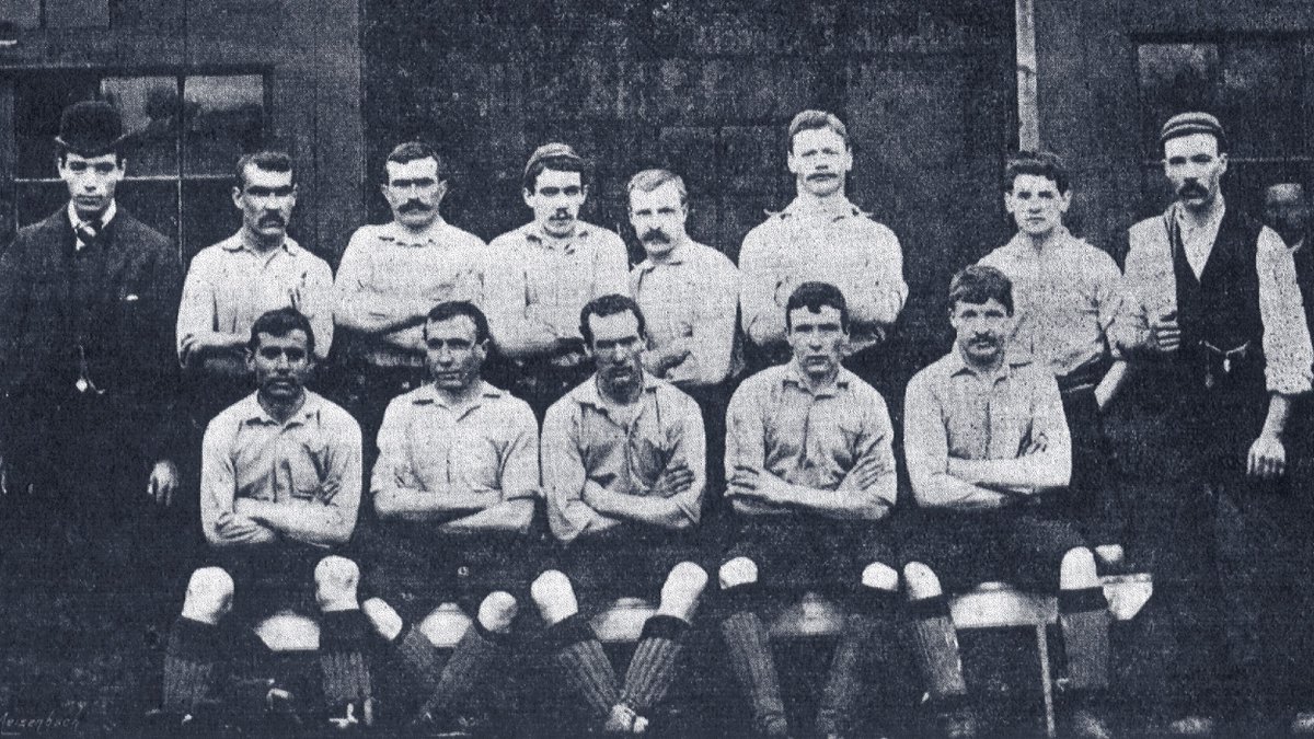 LFC's tweet photo. #LFC through the years... ✨

The first picture of a Liverpool team 📸 https://t.co/faHz4bOr9O