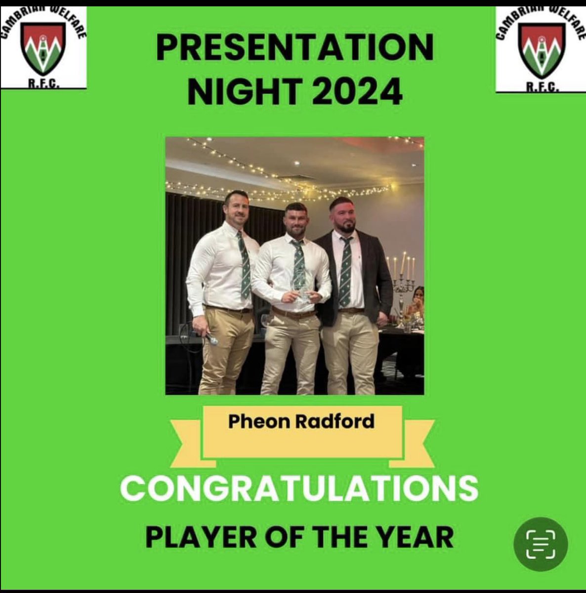 cambrianwelfar1's tweet image. Saturday we had our presentation night . Here are the award winners