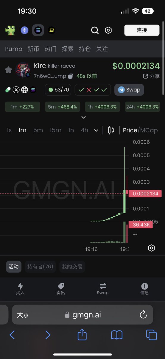 stevenlllllk's tweet photo. 💰7x $Kirc 你们麻不麻 https://t.co/OH1d47d5Se