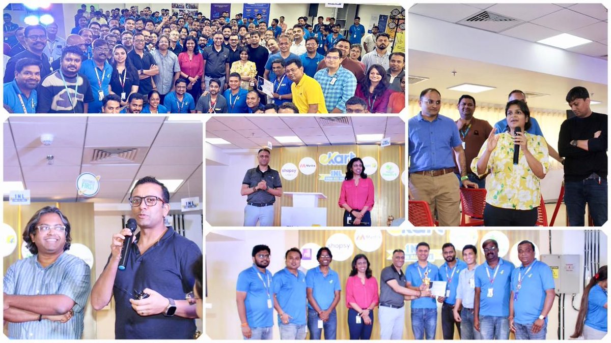 At our #IGBC platinum certified Haringhata Facility,met some of the 6K+ team that is doing outstanding work towards delighting customers. The team and #tech enabled infrastructure are ensuring a resilient and robust #supplychain process that is critical to e-commerce growth in
