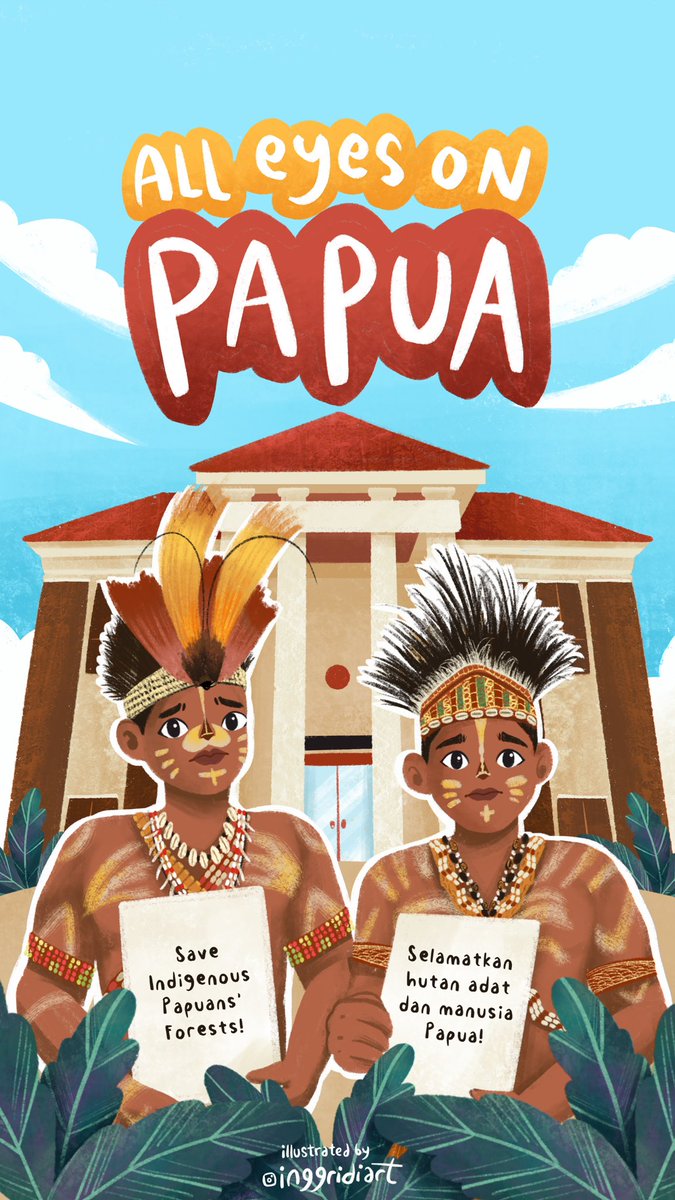 inggridient_'s tweet image. ALL EYES ON PAPUA

#AllEyesonPapua