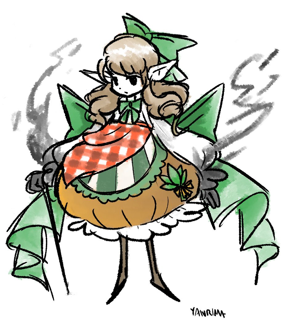 A rough character concept, that is all. She's a gwyllion. #OC #originalart #originalcharacter