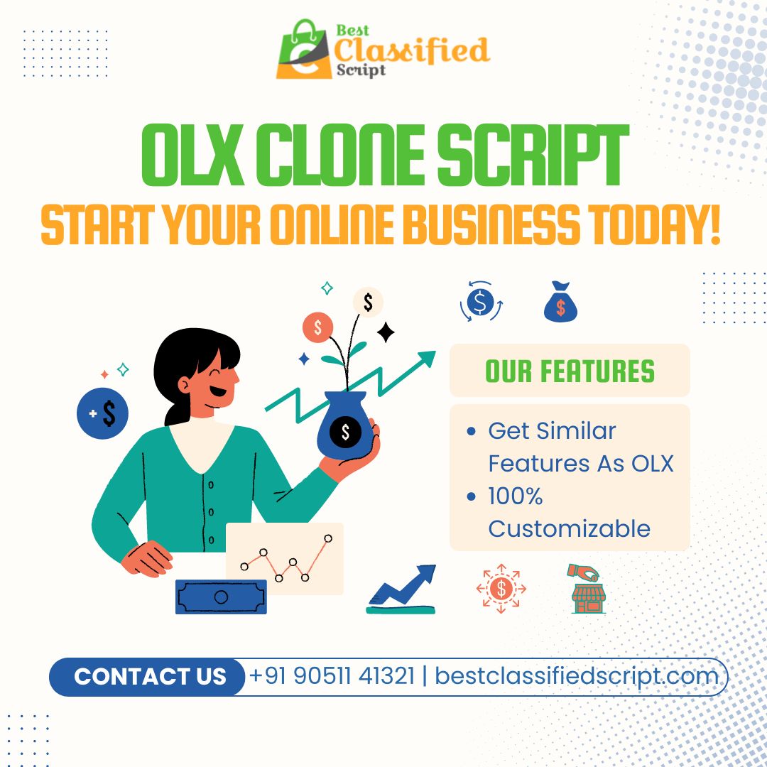buyclassified's tweet image. If you are an aspiring entrepreneur looking forward to getting into the marketplace business, look no further than choosing our #OLXclonescript.
It is a pre-built software solution that makes building a highly-featured website a matter of a few hours.
🌐 bestclassifiedscript.com