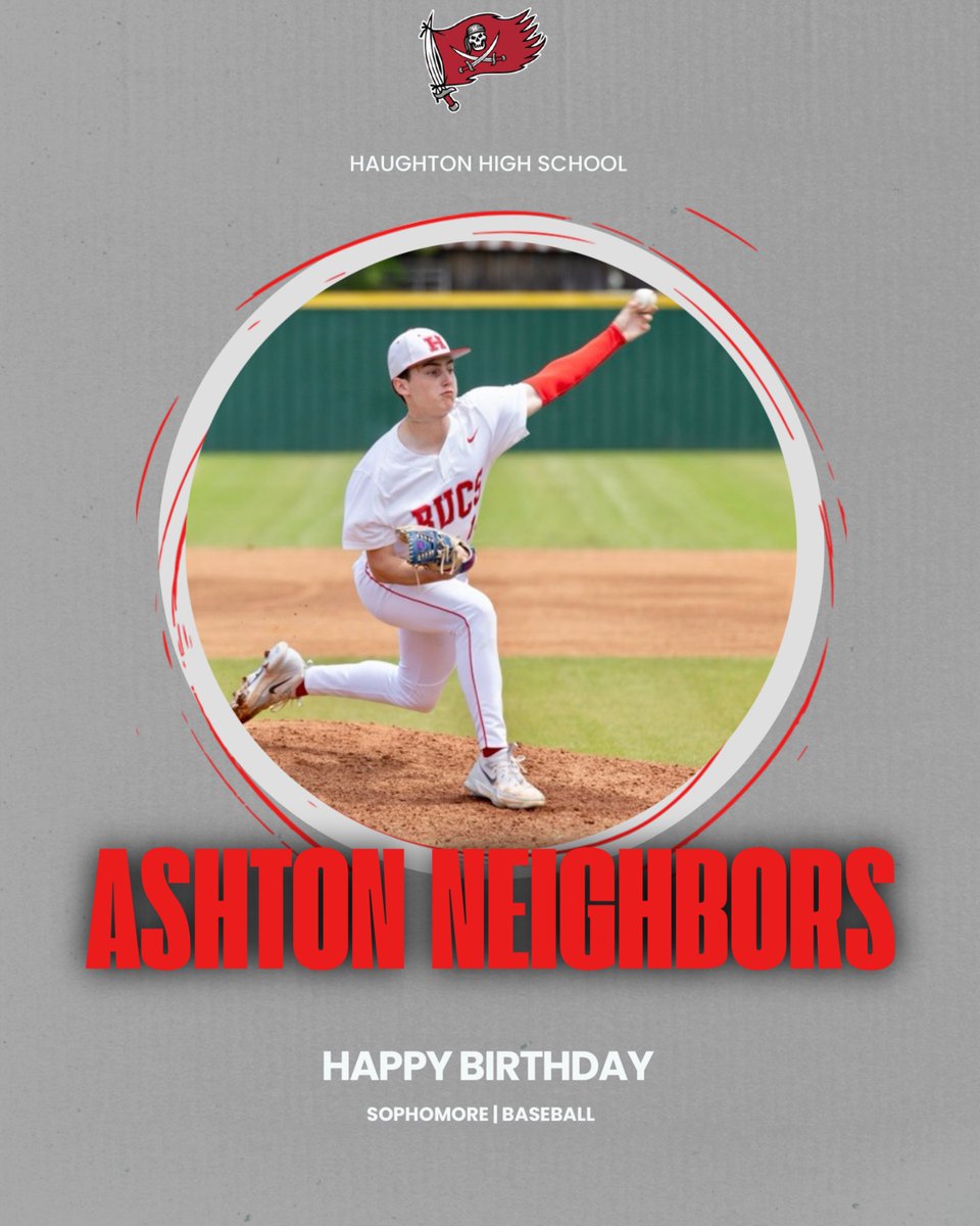 Happy Birthday to Sophomore baseball player Ashton Neighbors.