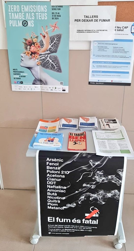 EAP Santa Eugènia (@eapeugeniaberga) on Twitter photo #ssfcat24 hi ha informació en tots els consultoris de <a href="/eapeugeniaberga/">EAP Santa Eugènia</a> #Taradell #SantaEugèniadeBerga, #Calldetenes, #Folgueroles, #SantJuliàdeVilatorta,i #Viladrau #ssfcat24 hi ha informació en tots els consultoris de <a href="/eapeugeniaberga/">EAP Santa Eugènia</a> #Taradell #SantaEugèniadeBerga, #Calldetenes, #Folgueroles, #SantJuliàdeVilatorta,i #Viladrau