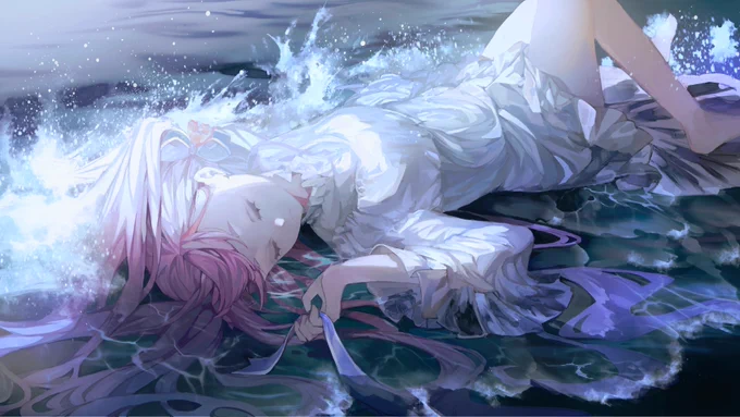 焔魔るり様のこちらの動画にイラスト描かせていただきました 素敵なMVになっていて感動...!