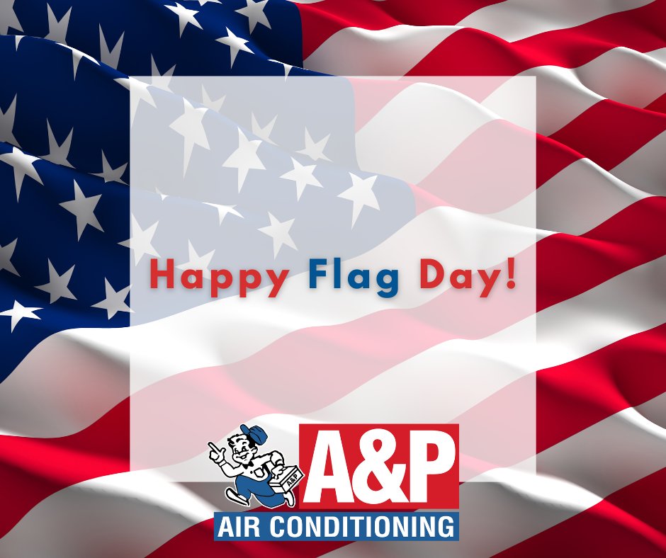 AP_AIR_HVAC's tweet photo. Happy Flag Day from A&amp;P Air Conditioning!

#godblessamerica #flagday #apairconditioning https://t.co/SlomyXr6RC