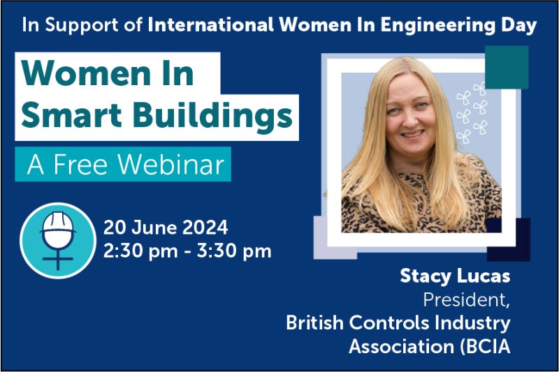 🛠️⚙️ On 23rd June, we will be celebrating International Women in Engineering Day!

To mark the occasion, our members <a href="/SSEB2B/">SSE Energy Solutions</a> are hosting a webinar, Women in Smart Buildings, on 20th June!

Including our President Stacey Lucas, register for free here: bit.ly/3Vpv3rP