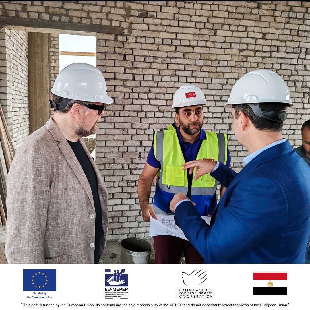 Eu_Mepep's tweet photo. On 28th, SERENA site was inspected. De Lorenzo &amp; Intertech will provide machinery &amp; software. participants were supply companies, VTC, construction, consultant, MEPEP Team.
#EUinEgypt #EU #AfricaTrustFund
#TVET_EGYPT #EU4Egypt
#اشتغل_فنى https://t.co/t7NLAJ2eIu