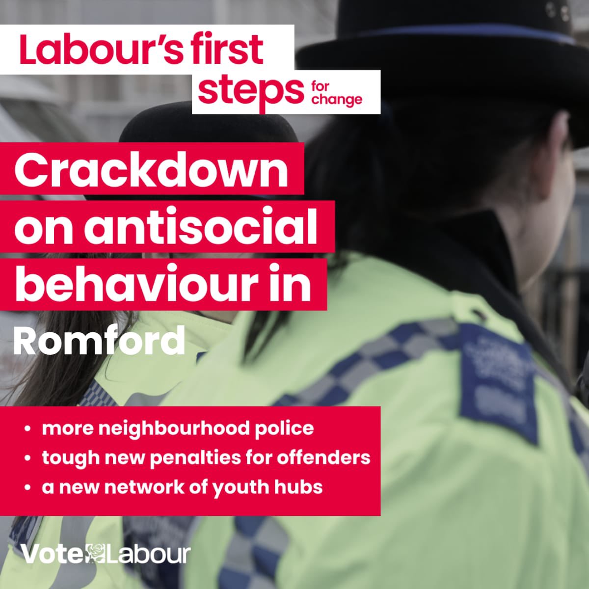 AndyAchilleos's tweet photo. Crime is an all too familiar headline in places like #Romford and the safety of our community is paramount to me.

As part of a @UKLabour Govt I would put police back on our streets. It’s time for change. 🌹

More here: https://t.co/ia4j2mD7Km https://t.co/64oGhjPO2F