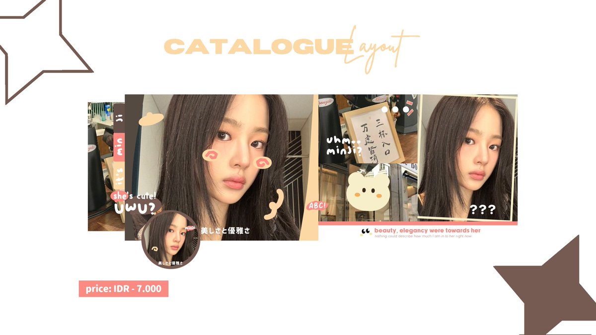 boleh repost?
aku ada layout minji foto terbaru nih, untuk price 7.OOO only yah bisa retext, kalau ada yang mau request juga boleh!

#zonauang