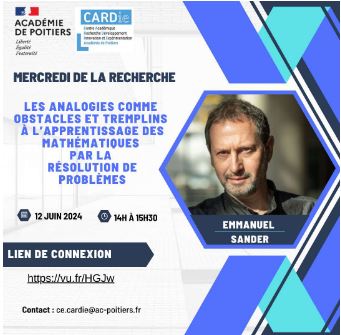 CARDIE Poitiers (@cardie_poitiers) on Twitter photo 🗓️Le prochain Mercredi du CARDIE de <a href="/acpoitiers/">Académie de Poitiers</a> aura lieu le 12 juin de 14h à 15h30 avec David SANDER ! Lien de connexion : vu.fr/HGJw <a href="/MFoucherault/">MFoucherault</a> @DavidFevin <a href="/Eafc_Poitiers/">EAFC_Ac-Poitiers</a> 🗓️Le prochain Mercredi du CARDIE de <a href="/acpoitiers/">Académie de Poitiers</a> aura lieu le 12 juin de 14h à 15h30 avec David SANDER ! Lien de connexion : vu.fr/HGJw <a href="/MFoucherault/">MFoucherault</a> @DavidFevin <a href="/Eafc_Poitiers/">EAFC_Ac-Poitiers</a>