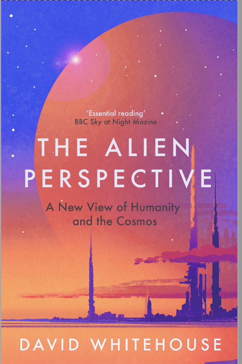 This is the cover for the paperback edition of my book, "The Alien Perspective," which is due out in a few weeks. It's about the search for life in space and the consequences of contact.