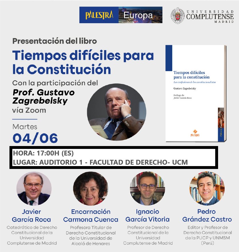 Instituto de Derecho Parlamentario (UCM) tweet media