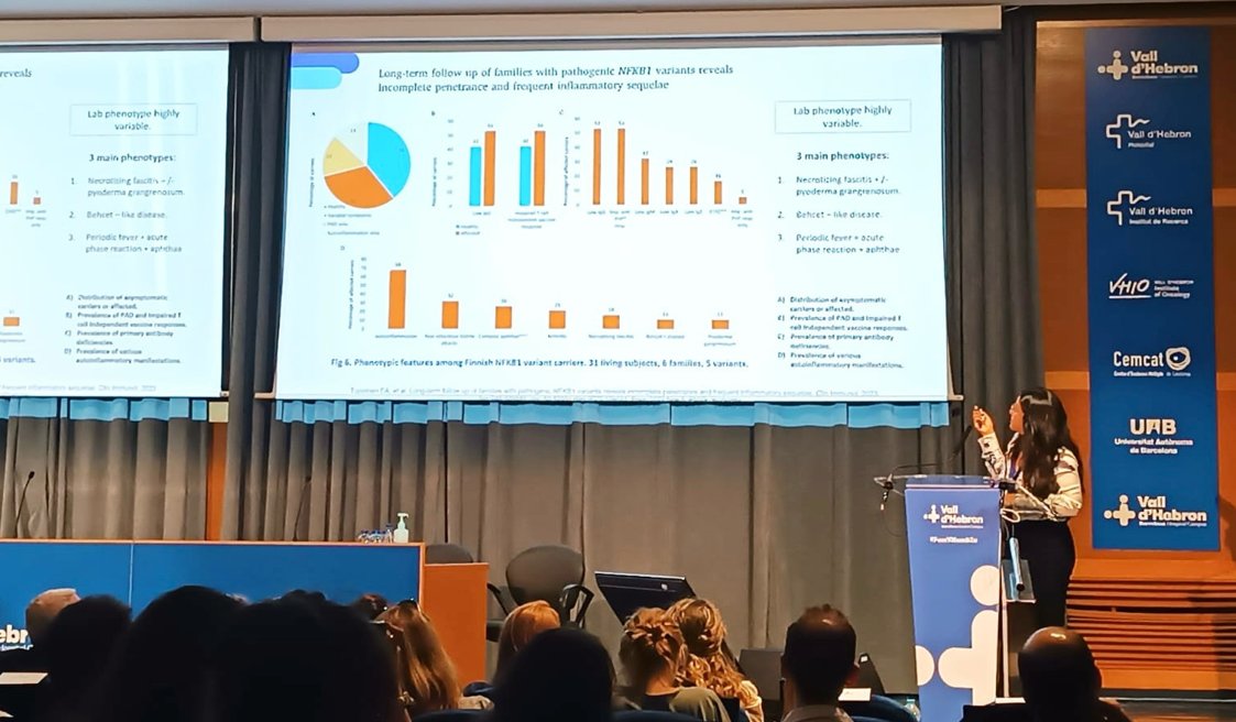 Immunologia Hospital Vall d'Hebron (@immuno_huvh) on Twitter photo Impecable cas clínic, Immune dysregulation, a novel variant and associated severe depression? de la Dra. Blanca Urban d’<a href="/Immuno_HUVH/">Immunologia Hospital Vall d'Hebron</a> en l'espectacular programa de l’ESID Summerschooll Open Session on Inborn errors of Immunity que va tenir lloc el 31/5 en <a href="/vallhebron/">Vall d'Hebron</a> <a href="/ESIDsociety/">ESID</a> Impecable cas clínic, Immune dysregulation, a novel variant and associated severe depression? de la Dra. Blanca Urban d’<a href="/Immuno_HUVH/">Immunologia Hospital Vall d'Hebron</a> en l'espectacular programa de l’ESID Summerschooll Open Session on Inborn errors of Immunity que va tenir lloc el 31/5 en <a href="/vallhebron/">Vall d'Hebron</a> <a href="/ESIDsociety/">ESID</a>