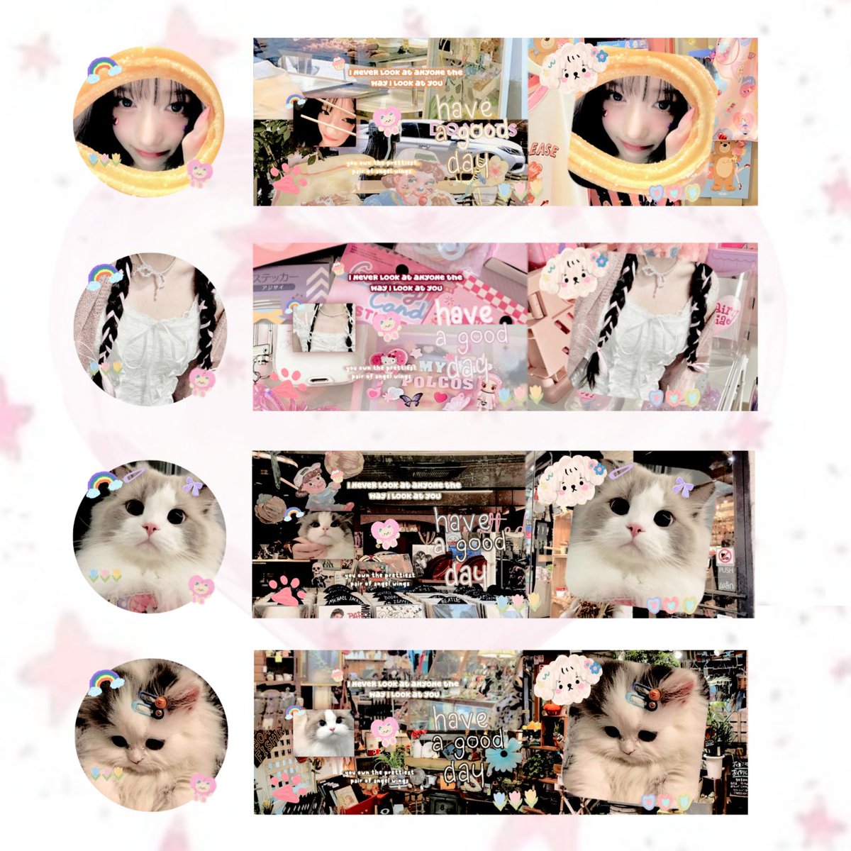 any interaction would be appreciated. Thank you!

hai semuanya! aku bawa beberapa layout nih. Ada An Yujin, Jang Wonyoung, Ningning, Winter, Leeseo, faceless, sama meng! harganya cuman Rp. 3.000/ea kalau tertarik boleh banget dm aku yaa 🫶🏻

#zonauang