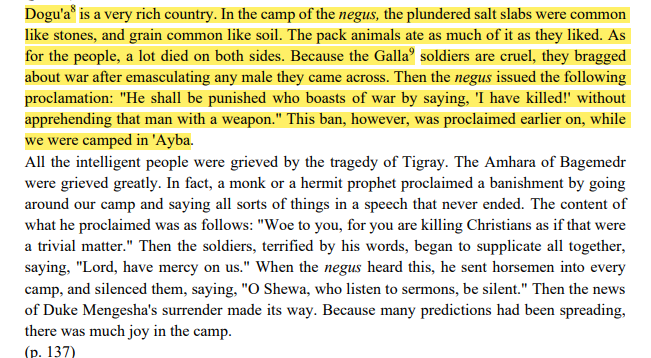 TeklehaymanotG's tweet photo. "we will cut their [Tigrayans'] genitals" say's one of Abiy Ahmed Ali's soldiers in the video below 👇
One doesn't need to go back 100 years to know the cruelty of Ethiopia on Tigrayans. https://t.co/oCcCdlXkF8