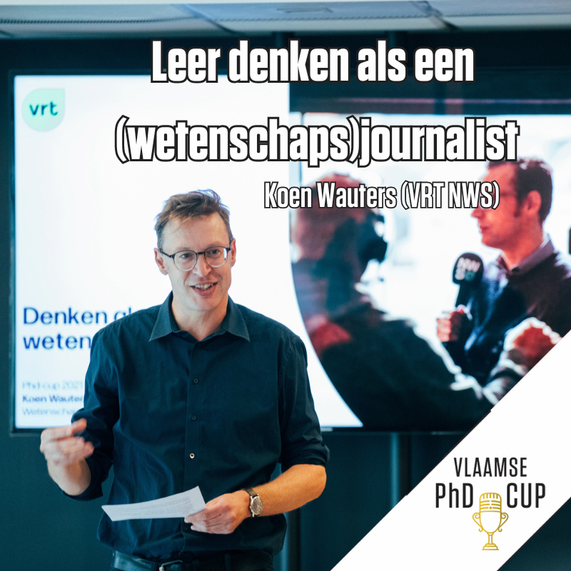 SciMingo's tweet photo. Behaalde je de voorbije 2 jaar je #doctoraat? 🎓 Kom naar buiten met je onderzoek! Schrijf je in voor de #PhDCup! 🏆 Je maakt zo kans op een 4-daagse #mediaschool met topcoaches als o.a. @KoenWauters_VRT en @Doedieszot. Check het programma op https://t.co/GbYEWpvDbt #wecom