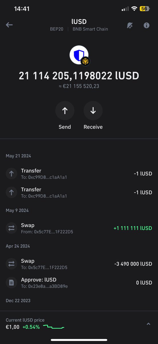dainispocs's tweet photo. @LinearFinance when the old lusd price problem will be solved? https://t.co/zen17x0mnO