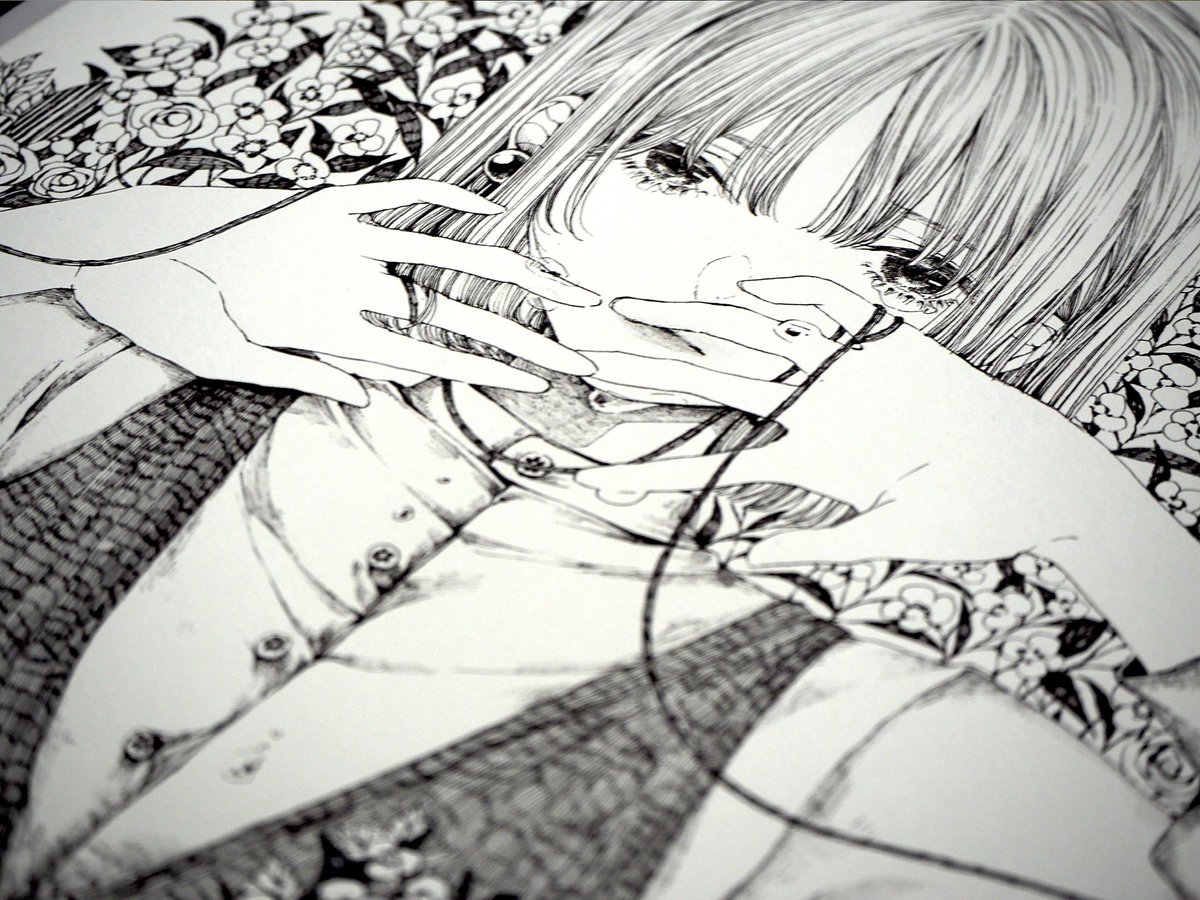 #私の作品が貴方に響くといいな
ボールペンで描いた恋する女の子たち 