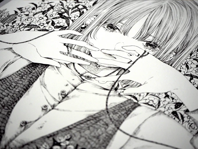 #私の作品が貴方に響くといいな
ボールペンで描いた恋する女の子たち 