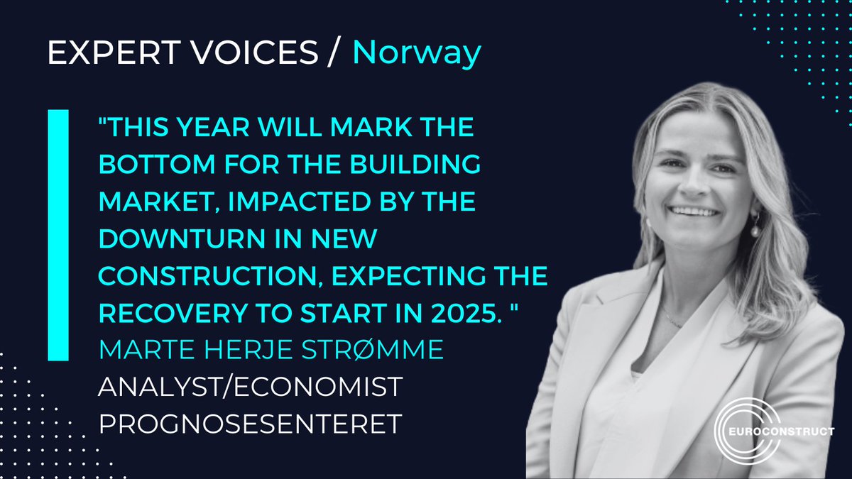 🔍 Meet Marte Herje Strømme, our <a href="/EUROCONSTRUCT/">EUROCONSTRUCT</a> expert from #Norway. Join her at the upcoming 97th EUROCONSTRUCT-Conference on 11 June 2024, hosted by @PSprognose,  to get the latest insights on #European #construction. 

📈 euroconstruct.org/news/expert-vo…
🌟 euroconstruct.org/conference/97e…