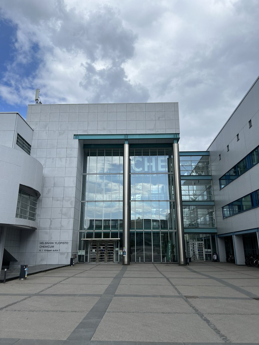 Happily started my research visit to Chemistry of University of Helsinki today. I feared chemistry lectures a lot when I was in university back in the days but who would believe I am dealing with more and more chemistry in research!🧐