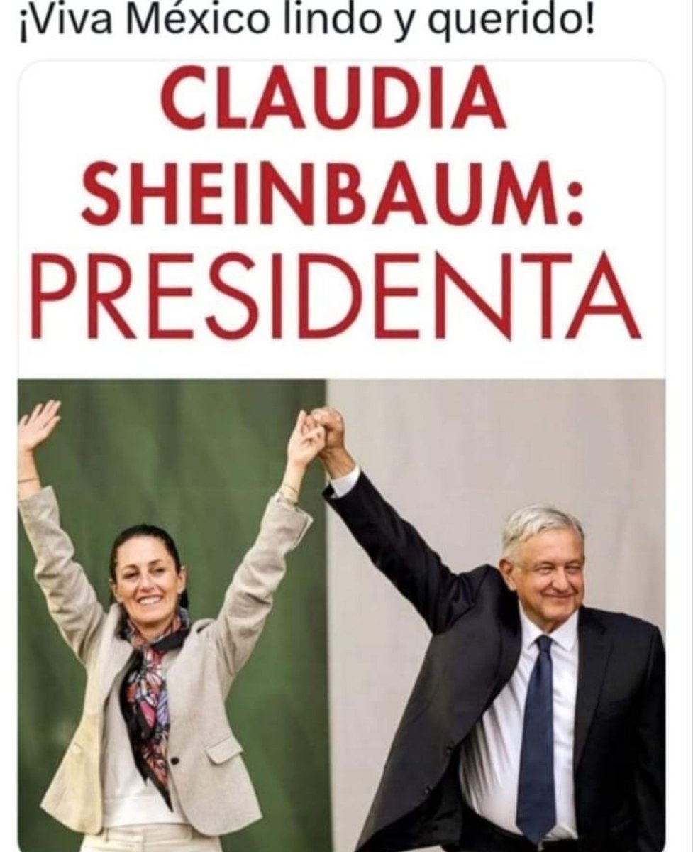 Felicidades presidenta, cuente con la solidaridad de Cuba al entrañable México. #DeZurdaTeam