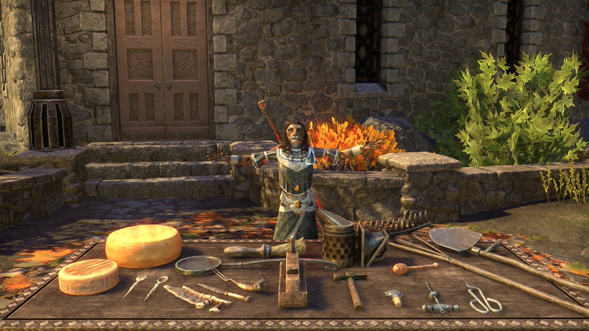 ilessa_adaneth's tweet photo. Welcome to the #GoldRoad stealing guide! #ESO
18 pickpocketable items, places to farm furnishing plans, and even achievement furniture for... stealing furniture?
Oh, and we have cheese. A lot.
🧵-> https://t.co/24eZlFL6ZR