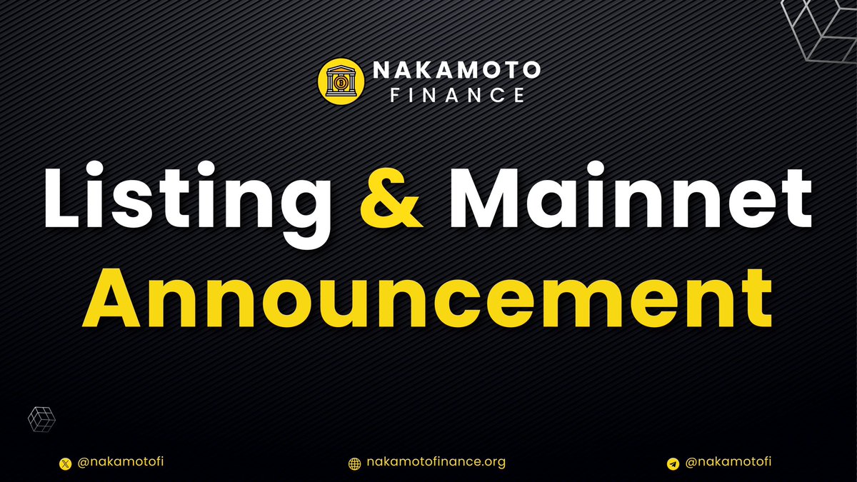 Hello Naka community! 
🚀 we are happy and thrilled to announce our upcoming plans! 

After Months of development work we are ready of unveil and launch our #Mainnet starting with our two products .
1. NAKA Marketplace &amp;
2. NAKA PAD

Team will release closed #testnet this week