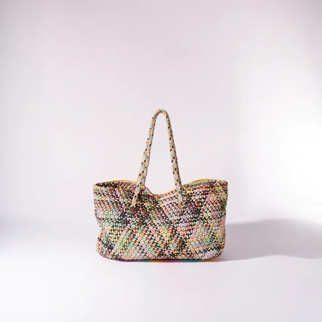 stysion's tweet photo. Discover the vibrant world of #Stysion! Our handmade leather woven bags add a pop of color and a touch of elegance to every outfit. Perfect for the stylish and sophisticated woman.  #Handmade #LeatherBags #Fashion #Style #StysionStyle #WomenFashion https://t.co/PVSwSHyHjz