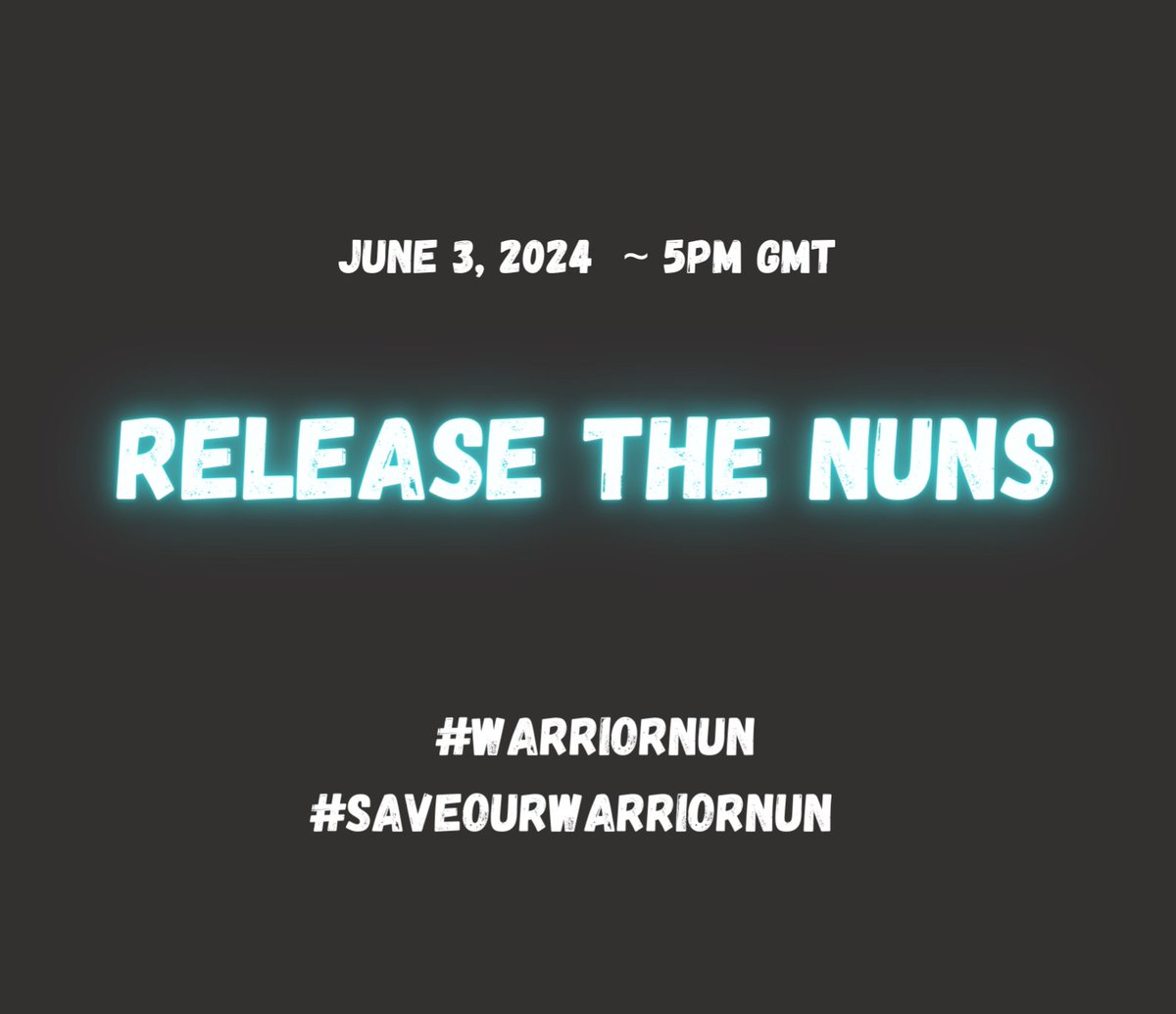 Robin is about to drop some burning hot data so we thought the occasion called for a phrase!
Also, a good day to say hello to netflix like in the good old days 😇😈

#WarriorNun #SaveOURWarriorNun