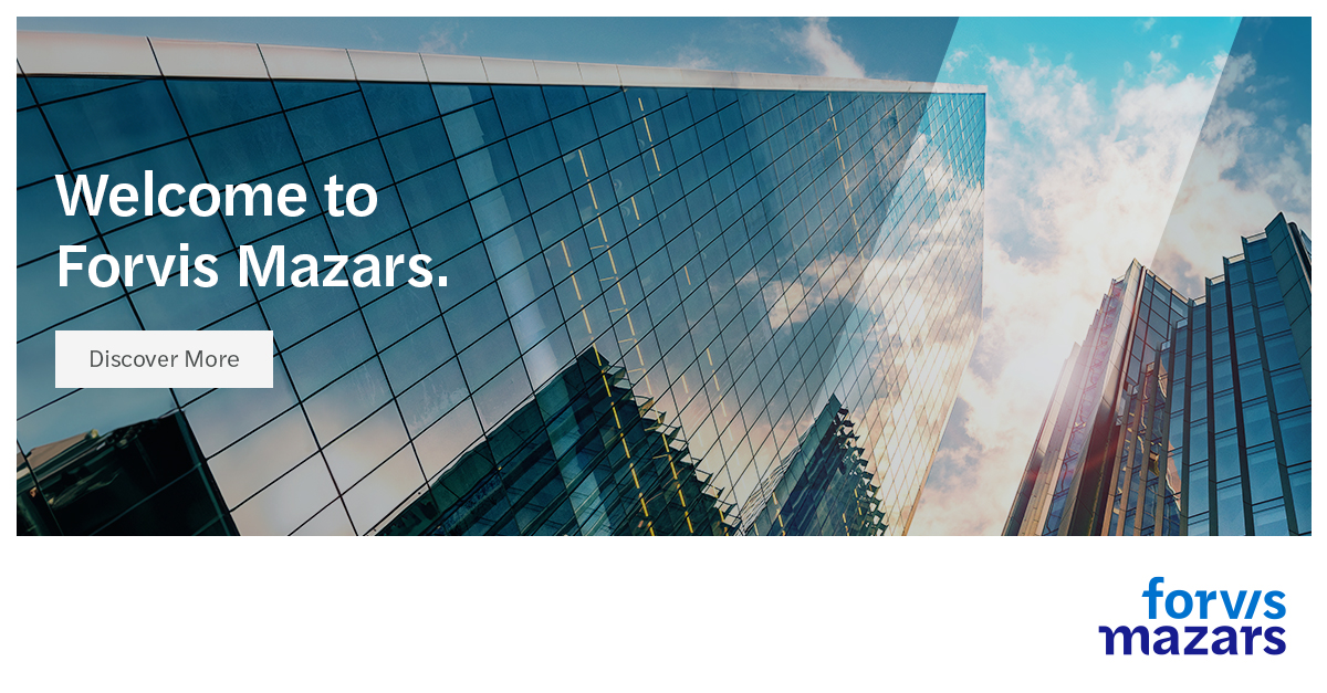 [#ForvisMazars] Effective today, #WeAreForvisMazars. A new global professional services network built for our clients, our people and communities. As a two-firm network, Forvis Mazars will provide the agility and coverage to support clients worldwide: bit.ly/4bELoin