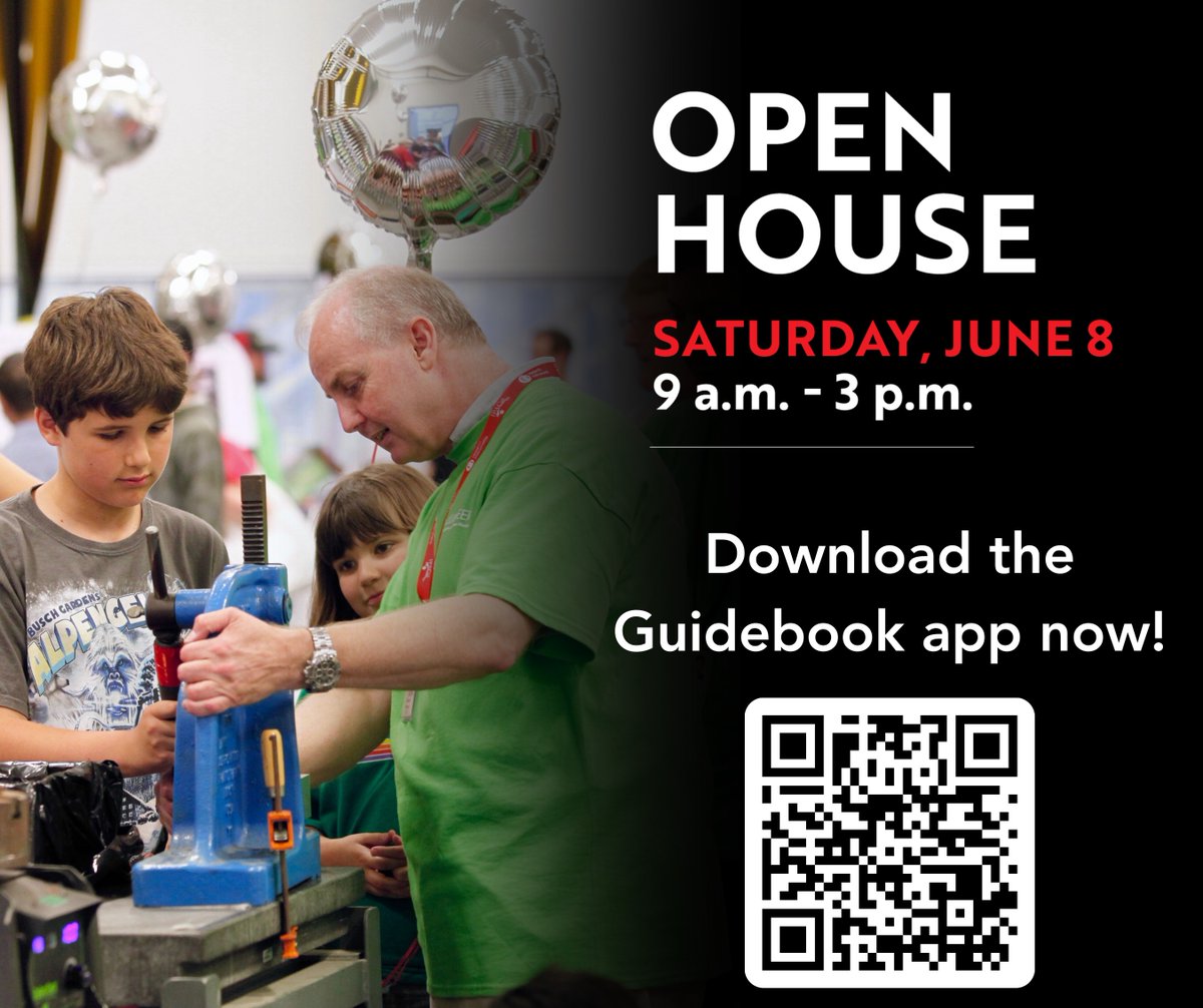 JLab_News's tweet photo. Open house is just 5 days away! If you feel like there is so much to see and do and you would like to plan ahead - we’ve got an app for that!
Download today to access parking maps, bus stops, available exhibits, food vendors, merch sales and more! #DiscoverJLab https://t.co/Fp5tLPZEiB