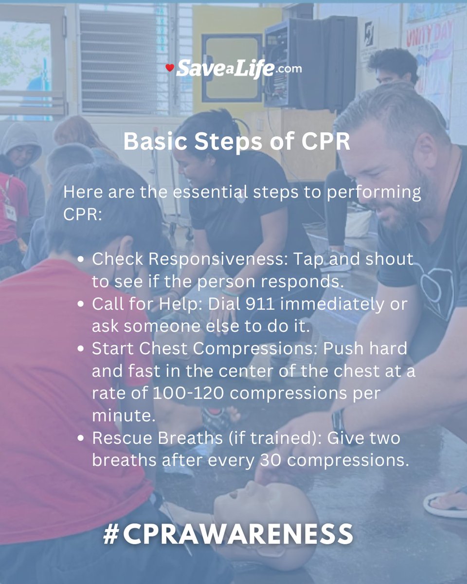 SaveaLifeInit's tweet photo. Join the Save a Life by NHCPS family in raising awareness about the life-saving power of CPR! Swipe left to discover how we can empower each other to be heroes with CPR! 🌍 #CPRawareness #SaveALife #BeAHero #Empowerment #SpreadAwareness #SafetyFirst #TogetherWeCan #CPRtraining https://t.co/WIAPJ0dYg7